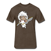 Character #5 Fitted Cotton/Poly T-Shirt by Next Level - heather espresso