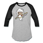 Character #5 Baseball T-Shirt - heather gray/black