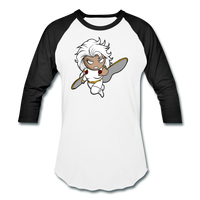 Character #5 Baseball T-Shirt - white/black