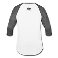 Character #5 Baseball T-Shirt - white/charcoal