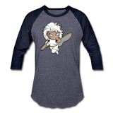 Character #5 Baseball T-Shirt - heather blue/navy