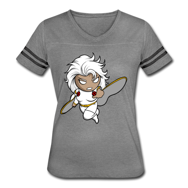 Character #5 Women’s Vintage Sport T-Shirt - heather gray/charcoal
