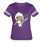 Character #5 Women’s Vintage Sport T-Shirt - vintage purple/white