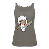 Character #5 Women’s Premium Tank Top - asphalt gray