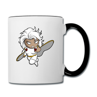 Character #5 Contrast Coffee Mug - white/black