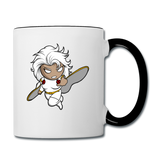 Character #5 Contrast Coffee Mug - white/black