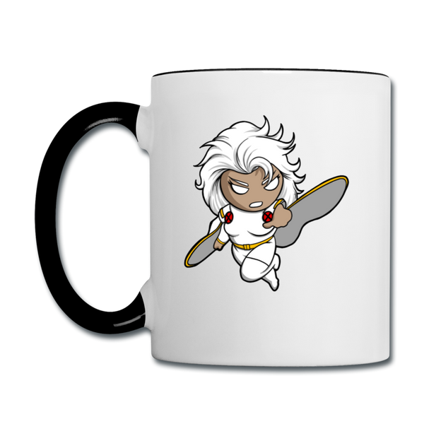 Character #5 Contrast Coffee Mug - white/black