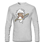 Character #5 Men's Long Sleeve T-Shirt by Next Level - heather gray