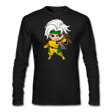 Character #6 Men's Long Sleeve T-Shirt by Next Level - black