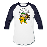 Character #6 Baseball T-Shirt - white/navy