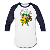 Character #6 Baseball T-Shirt - white/navy