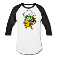 Character #6 Baseball T-Shirt - white/black