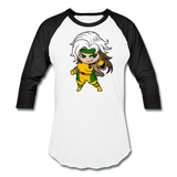 Character #6 Baseball T-Shirt - white/black