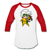 Character #6 Baseball T-Shirt - white/red