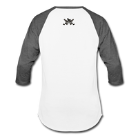 Character #6 Baseball T-Shirt - white/charcoal