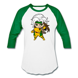 Character #6 Baseball T-Shirt - white/kelly green