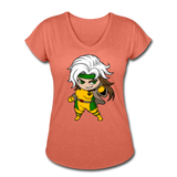 Character #6 Women's Tri-Blend V-Neck T-Shirt - heather bronze