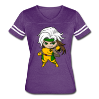 Character #6 Women’s Vintage Sport T-Shirt - vintage purple/white