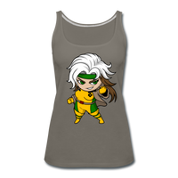 Character #6 Women’s Premium Tank Top - asphalt gray
