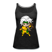 Character #6 Women’s Premium Tank Top - charcoal gray