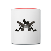 Character #6 Contrast Coffee Mug - white/red