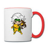 Character #6 Contrast Coffee Mug - white/red