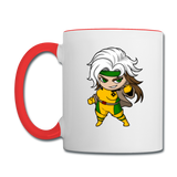 Character #6 Contrast Coffee Mug - white/red