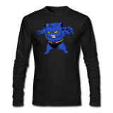 Character #7 Men's Long Sleeve T-Shirt by Next Level - black