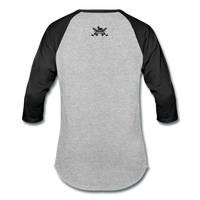 Character #7 Baseball T-Shirt - heather gray/black