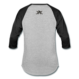 Character #7 Baseball T-Shirt - heather gray/black