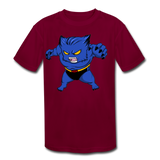 Character #7 Kids' Moisture Wicking Performance T-Shirt - burgundy