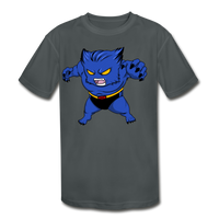 Character #7 Kids' Moisture Wicking Performance T-Shirt - charcoal