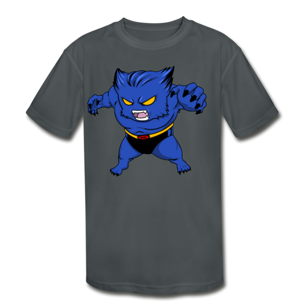 Character #7 Kids' Moisture Wicking Performance T-Shirt - charcoal