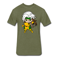 Character #6 Fitted Cotton/Poly T-Shirt by Next Level - heather military green