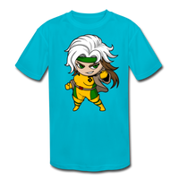 Character #6 Kids' Moisture Wicking Performance T-Shirt - turquoise