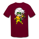 Character #6 Kids' Moisture Wicking Performance T-Shirt - burgundy