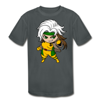 Character #6 Kids' Moisture Wicking Performance T-Shirt - charcoal