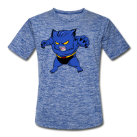 Character #7 Men’s Moisture Wicking Performance T-Shirt - heather blue