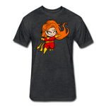 Character #8 Fitted Cotton/Poly T-Shirt by Next Level - heather black