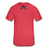 Character #8 Fitted Cotton/Poly T-Shirt by Next Level - heather red