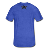 Character #8 Fitted Cotton/Poly T-Shirt by Next Level - heather royal