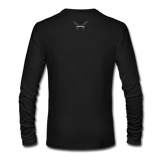 Character #8 Men's Long Sleeve T-Shirt by Next Level - black