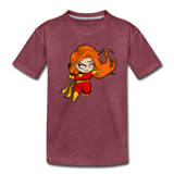 Character #8 Kids' Premium T-Shirt - heather burgundy