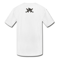 Character #8 Kids' Moisture Wicking Performance T-Shirt - white