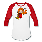 Character #8 Baseball T-Shirt - white/red