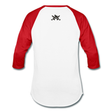 Character #8 Baseball T-Shirt - white/red