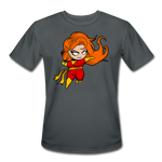 Character #8 Men’s Moisture Wicking Performance T-Shirt - charcoal