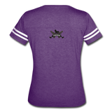 Character #8 Women’s Vintage Sport T-Shirt - vintage purple/white
