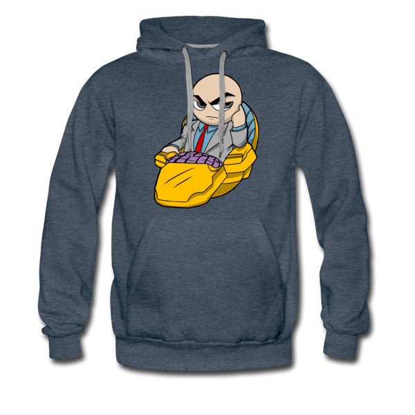 Character #9 Men’s Premium Hoodie - heather denim