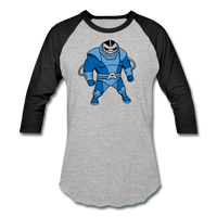 Character #10 Baseball T-Shirt - heather gray/black